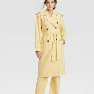 Linen trench coat -A New Day